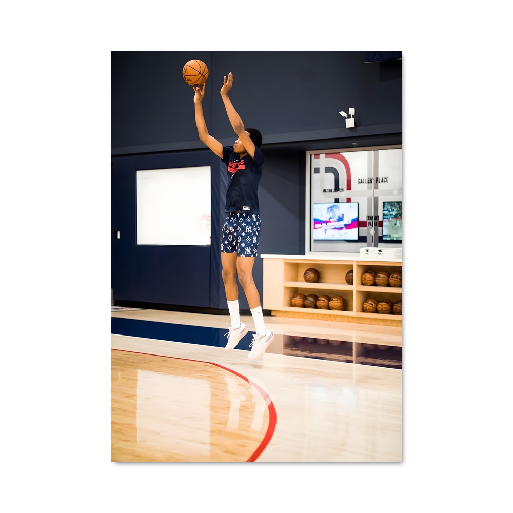 Poster Bilal coulibaly – affiche Basketball